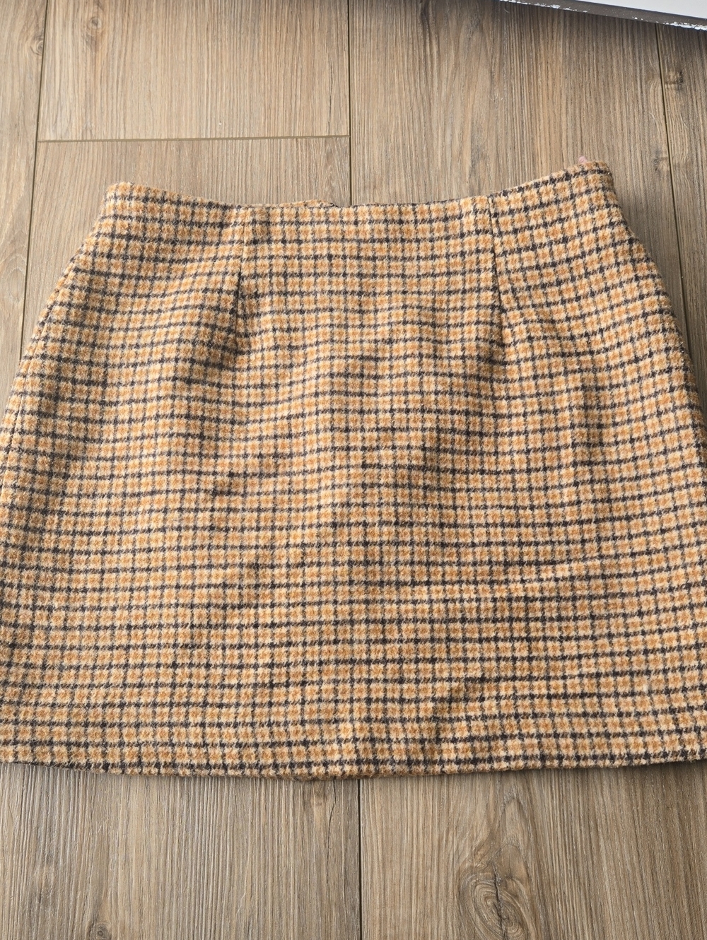Forever 21 Plaid Wool Blend Pencil Skirt